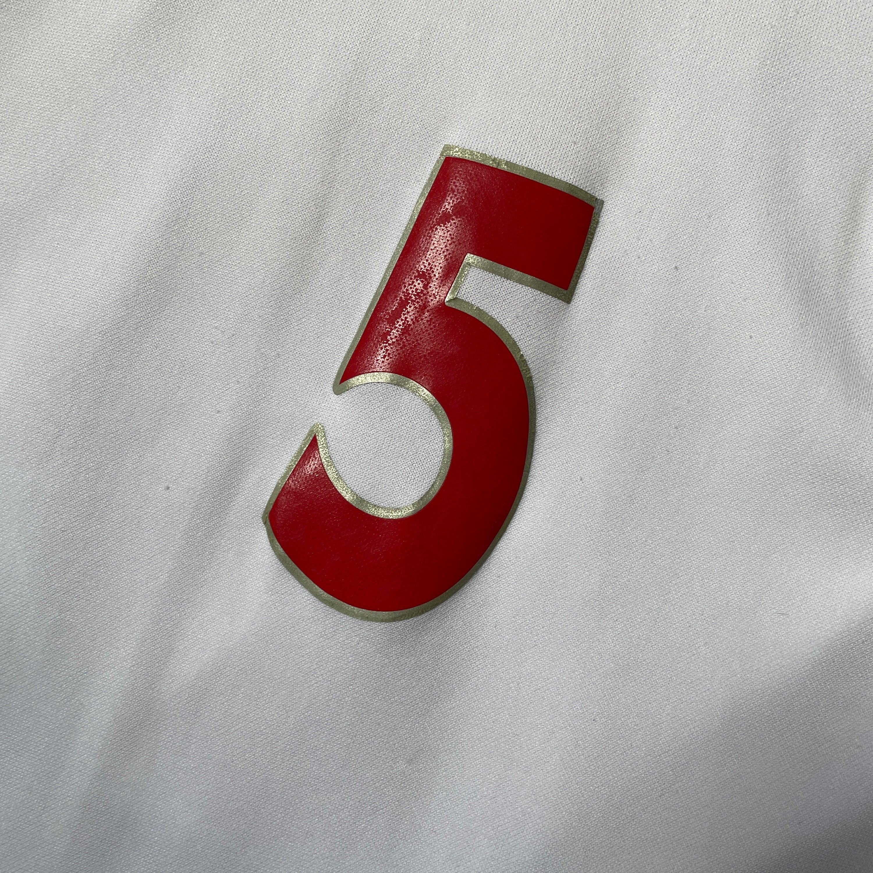 US XL - ATLETICA MEXICO SOCCER JERSEY "WHITE RED" [2001]
