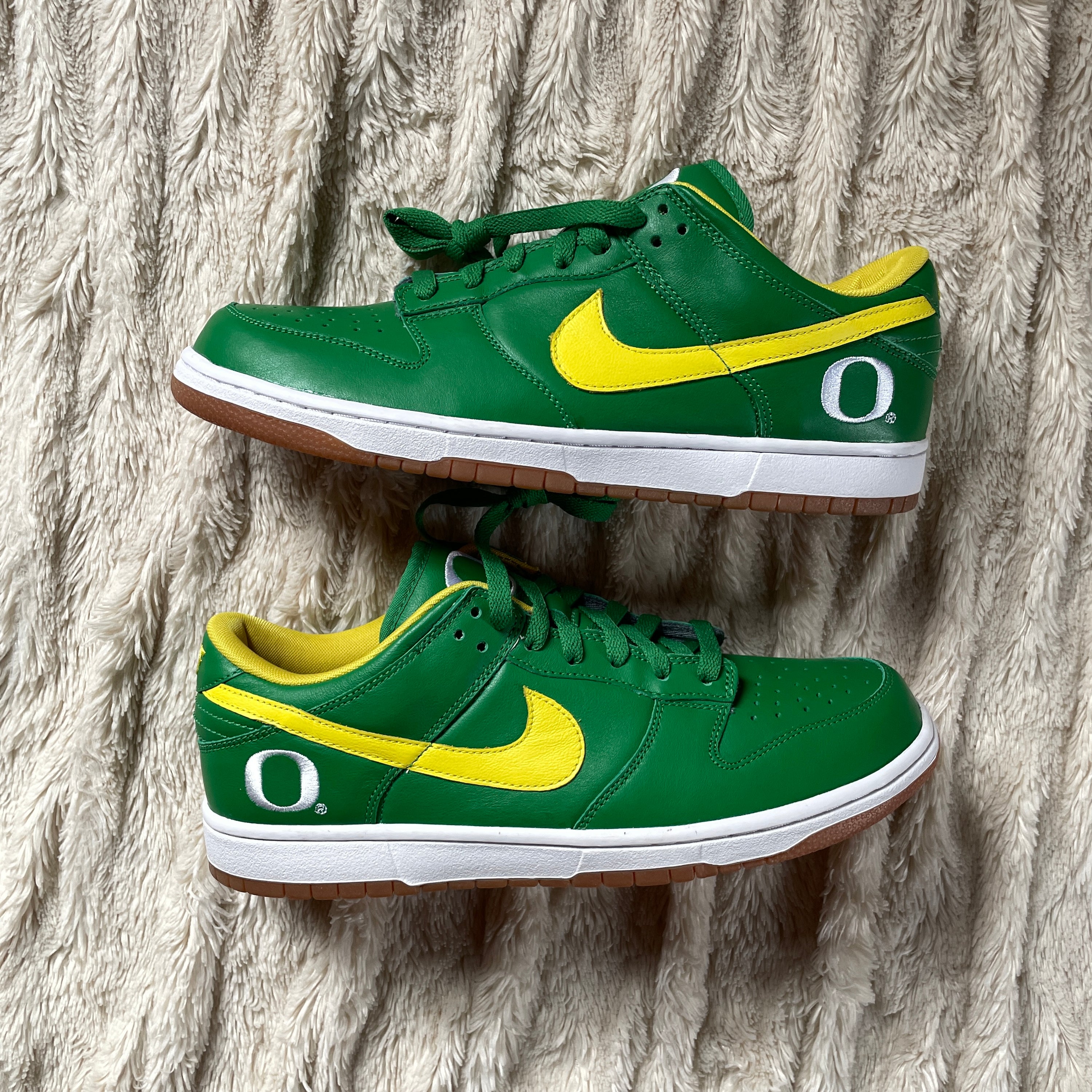 US 9.5 - NIKE DUNK LOW ID COLLEGE PACK "OREGON GREEN" [2017]