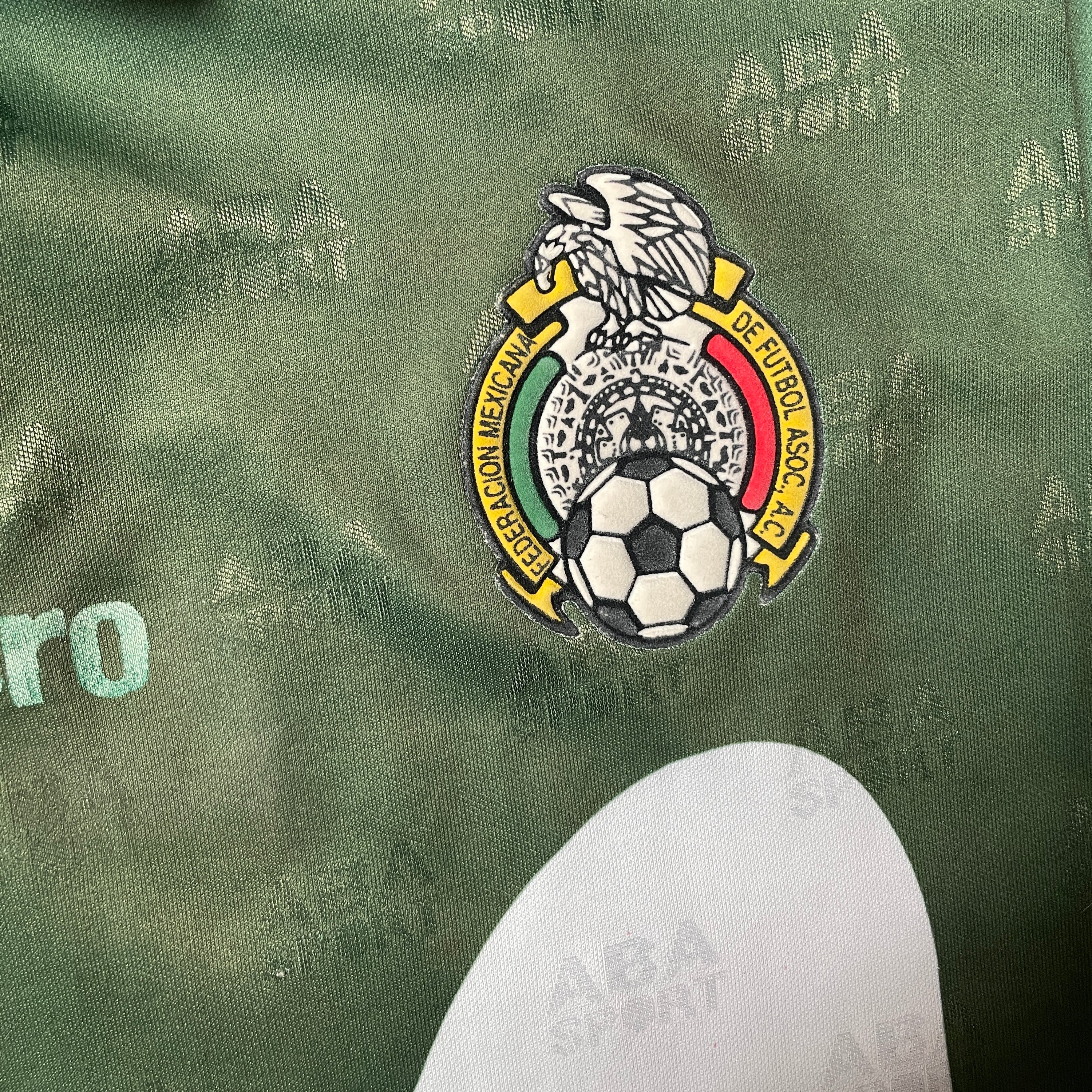US XL - ABA SPORT MEXICO SOCCER JERSEY "GREEN" HOME [1995]