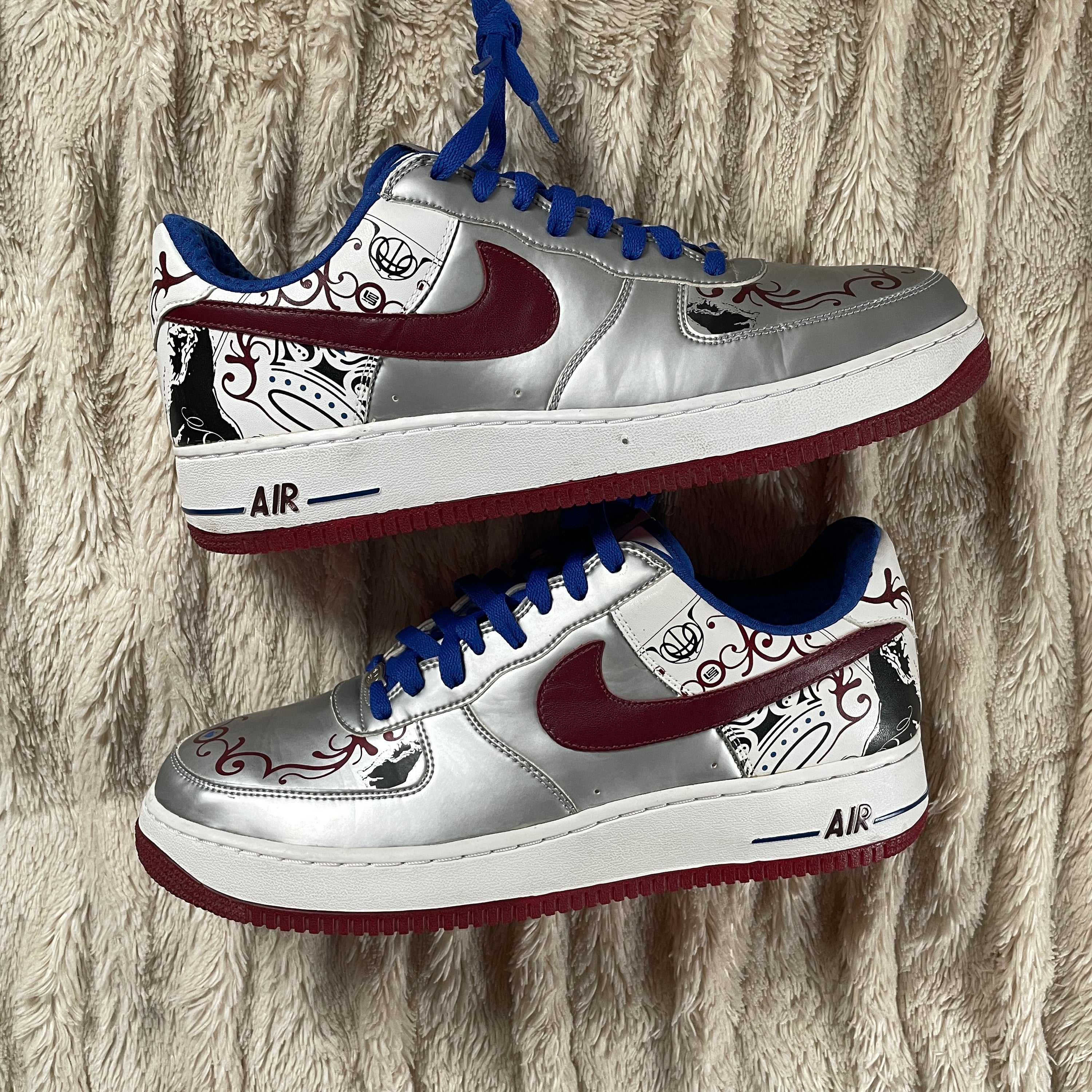 US 12  - NIKE AIR FORCE 1 LOW PREMIUM "COLLECTION ROYALE LEBRON" [2006]