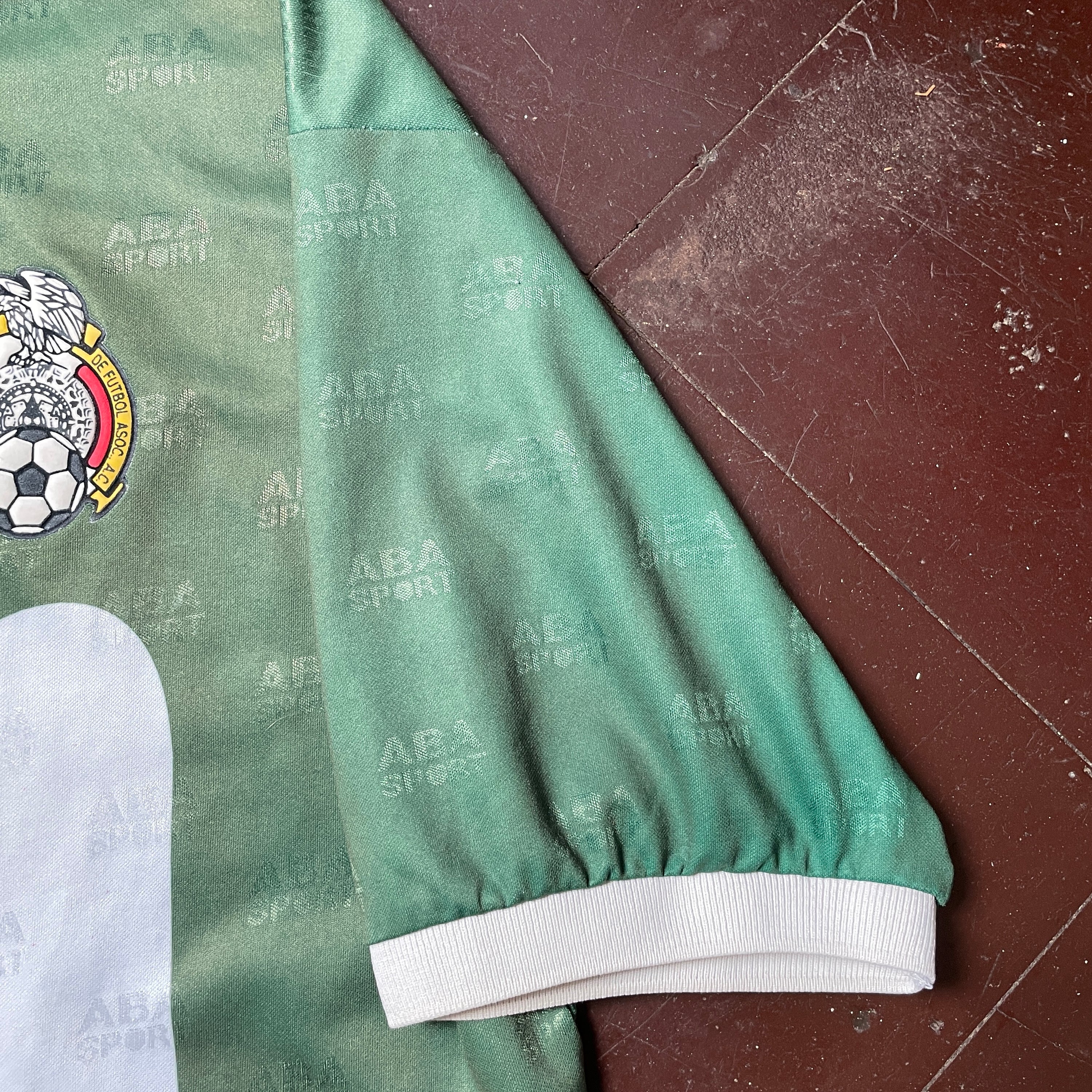 US XL - ABA SPORT MEXICO SOCCER JERSEY "GREEN" HOME [1995]