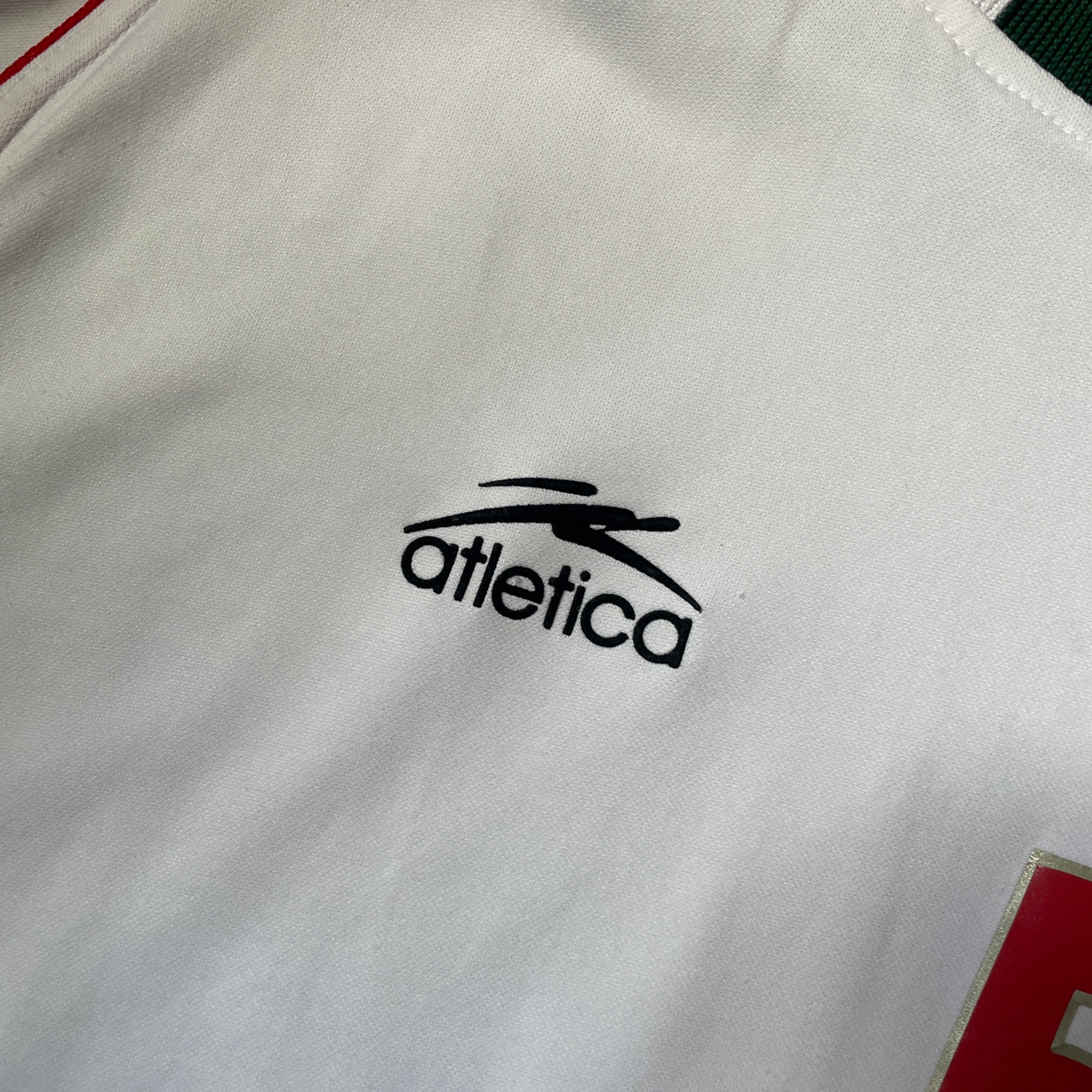 US XL - ATLETICA MEXICO SOCCER JERSEY "WHITE RED" [2001]