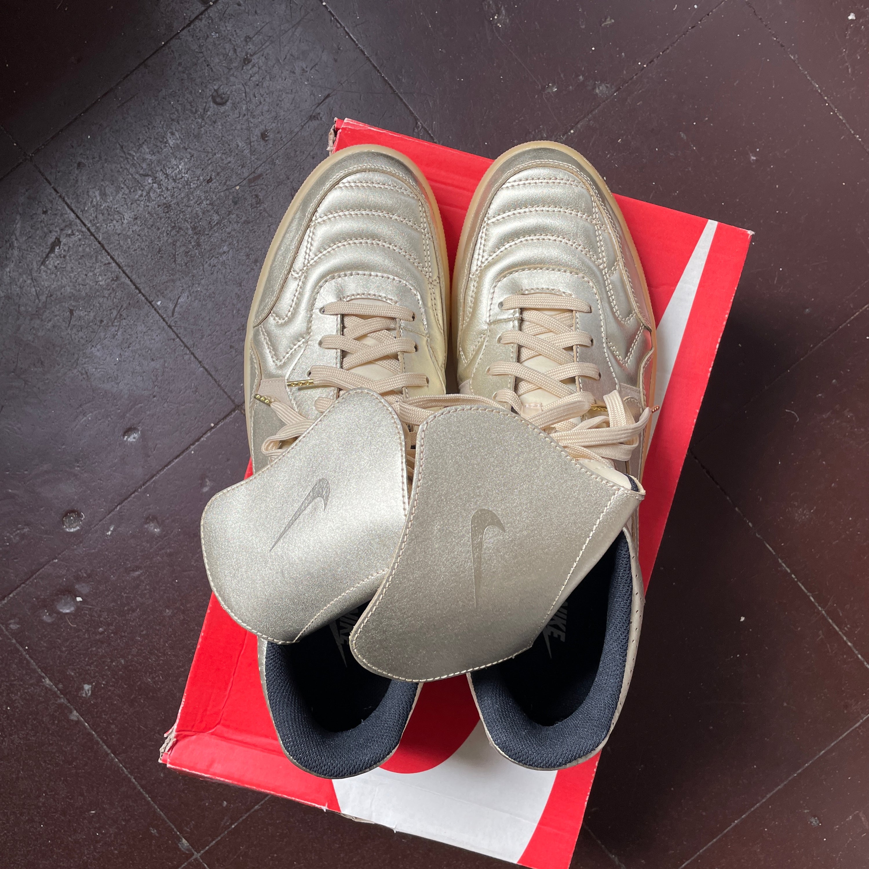 US 12 - NIKE TIEMPO 94 MID QS "TROPHY PACK - SAND DUNE" [2014]