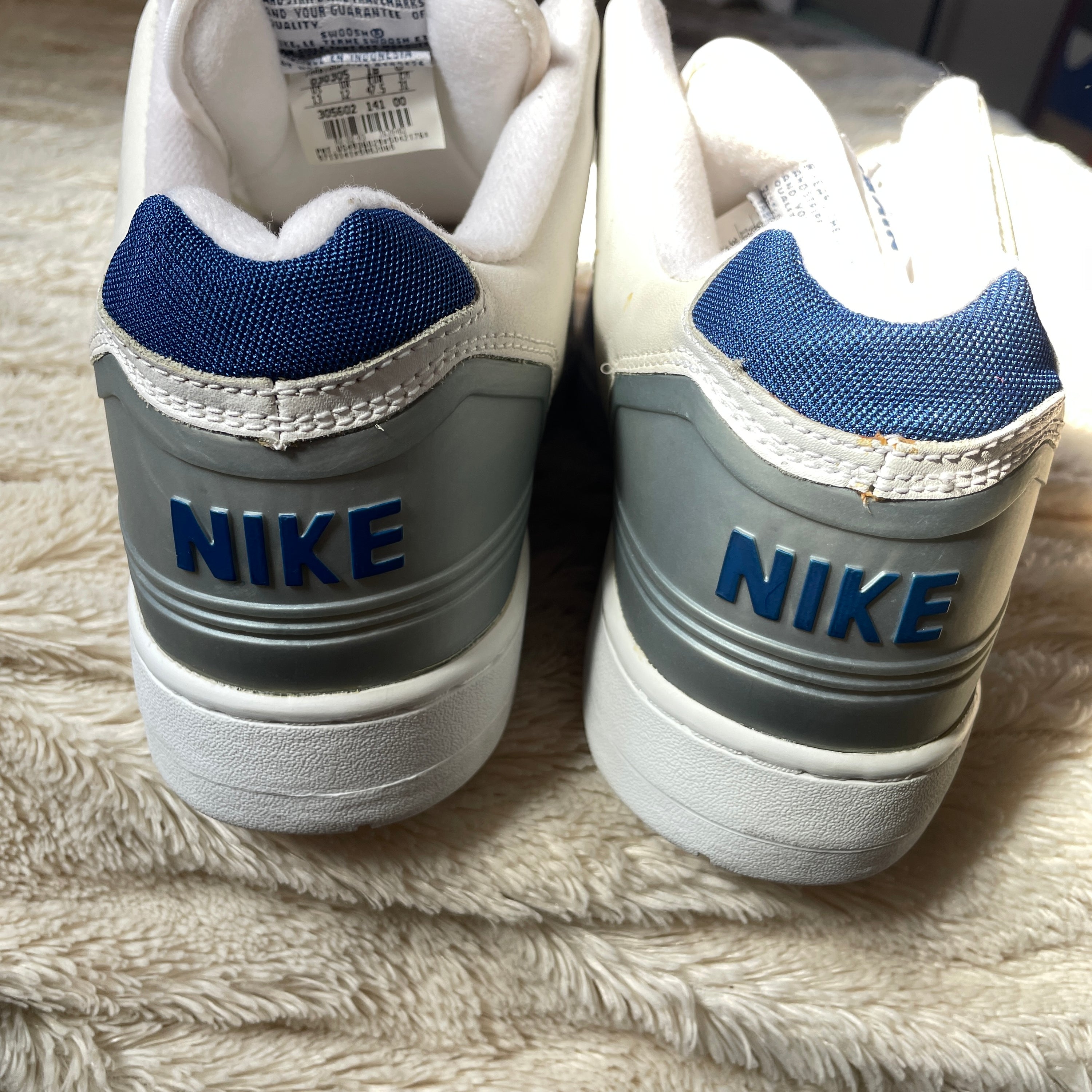 US 13 - NIKE AIR FORCE 2 LOW "WHITE BLUE SILVER" [2003]