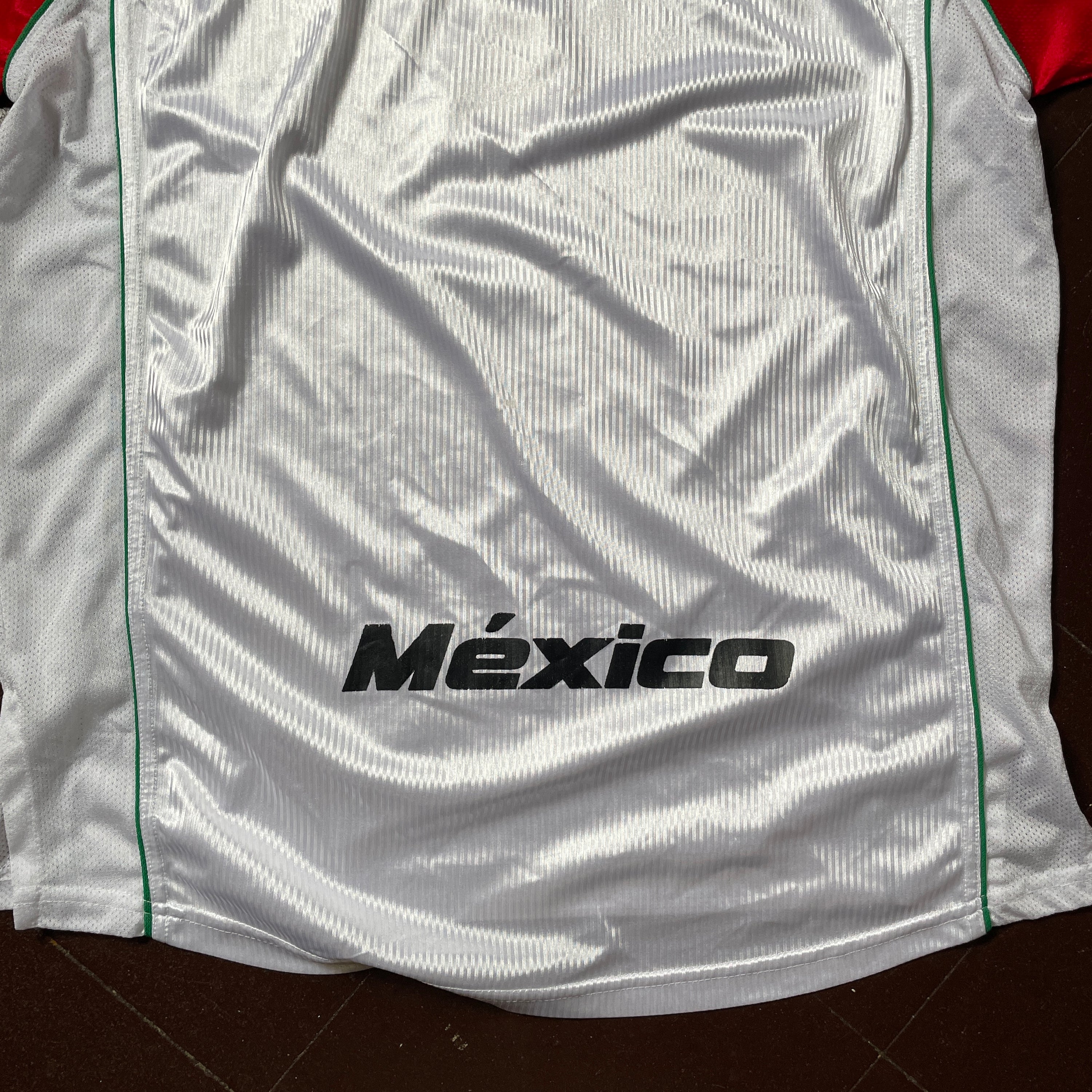 US M - ATLETICA MEXICO SOCCER JERSEY "WHITE RED" [2000]