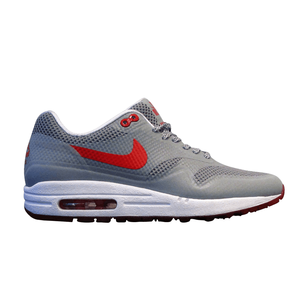 US 11W - NIKE AIR MAX 1 FUSE "MATTE SILVER RED" (2012)