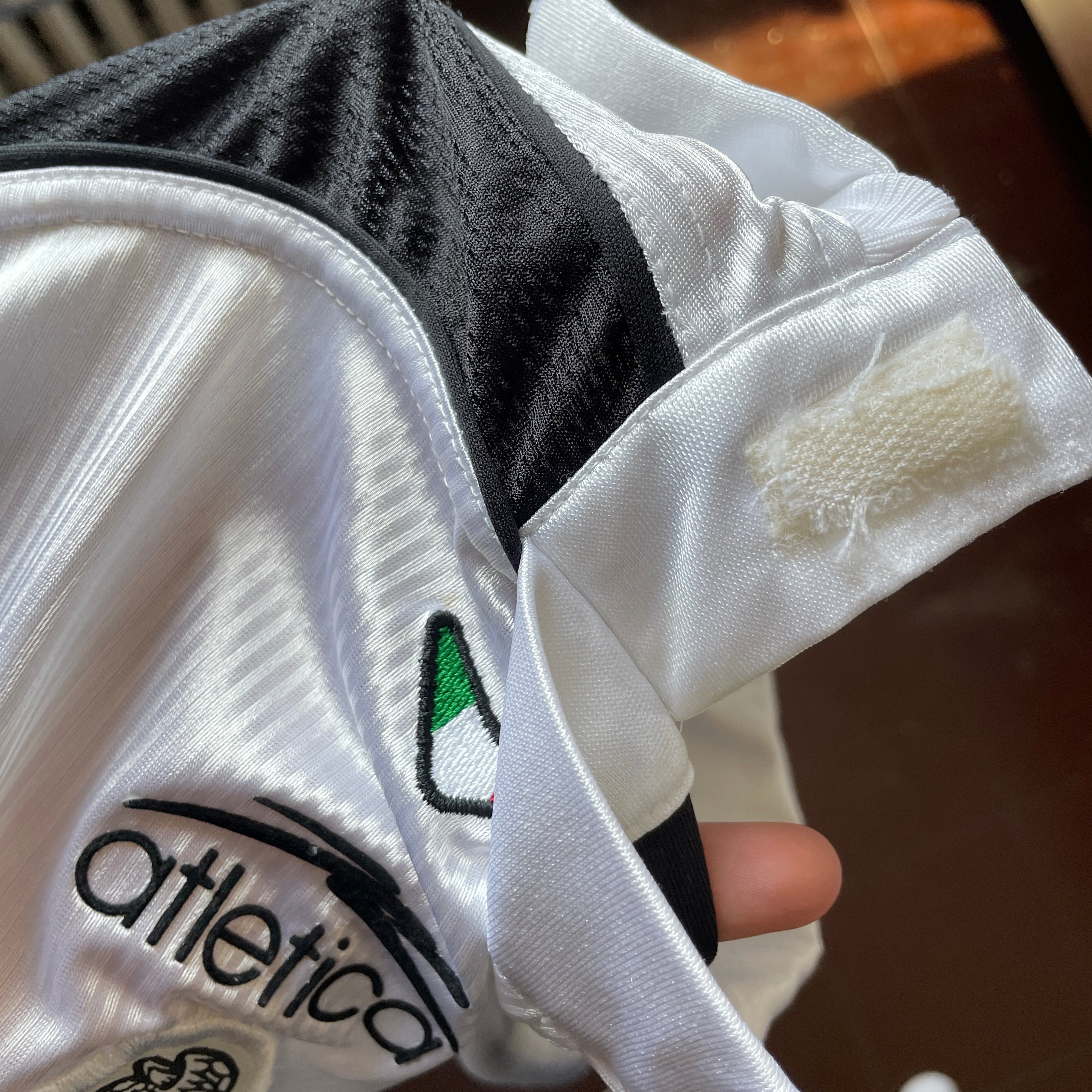 US S - ATLETICA MEXICO SOCCER JERSEY "WHITE BLACK" [2000]