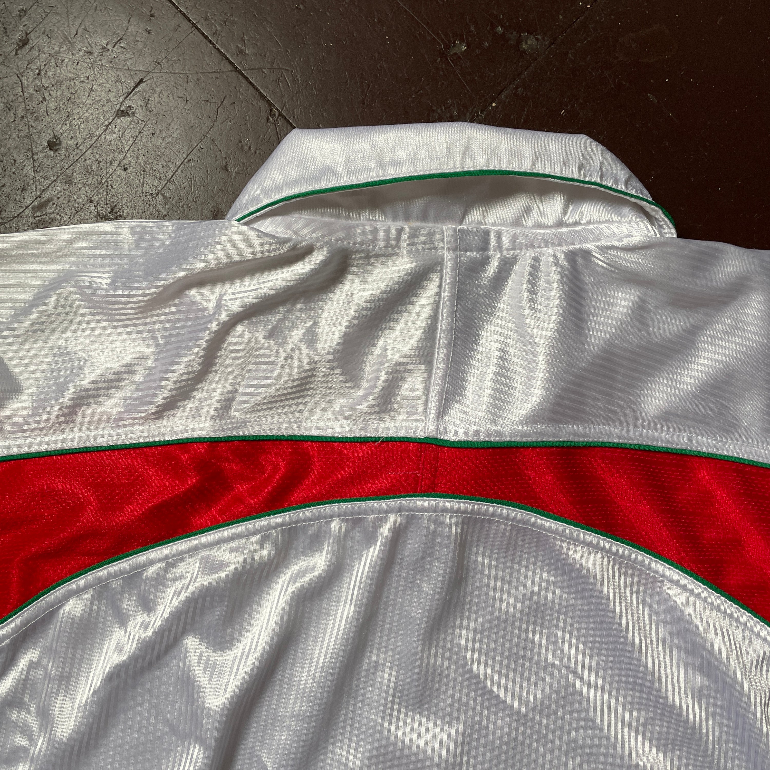 US M - ATLETICA MEXICO SOCCER JERSEY "WHITE RED" [2000]