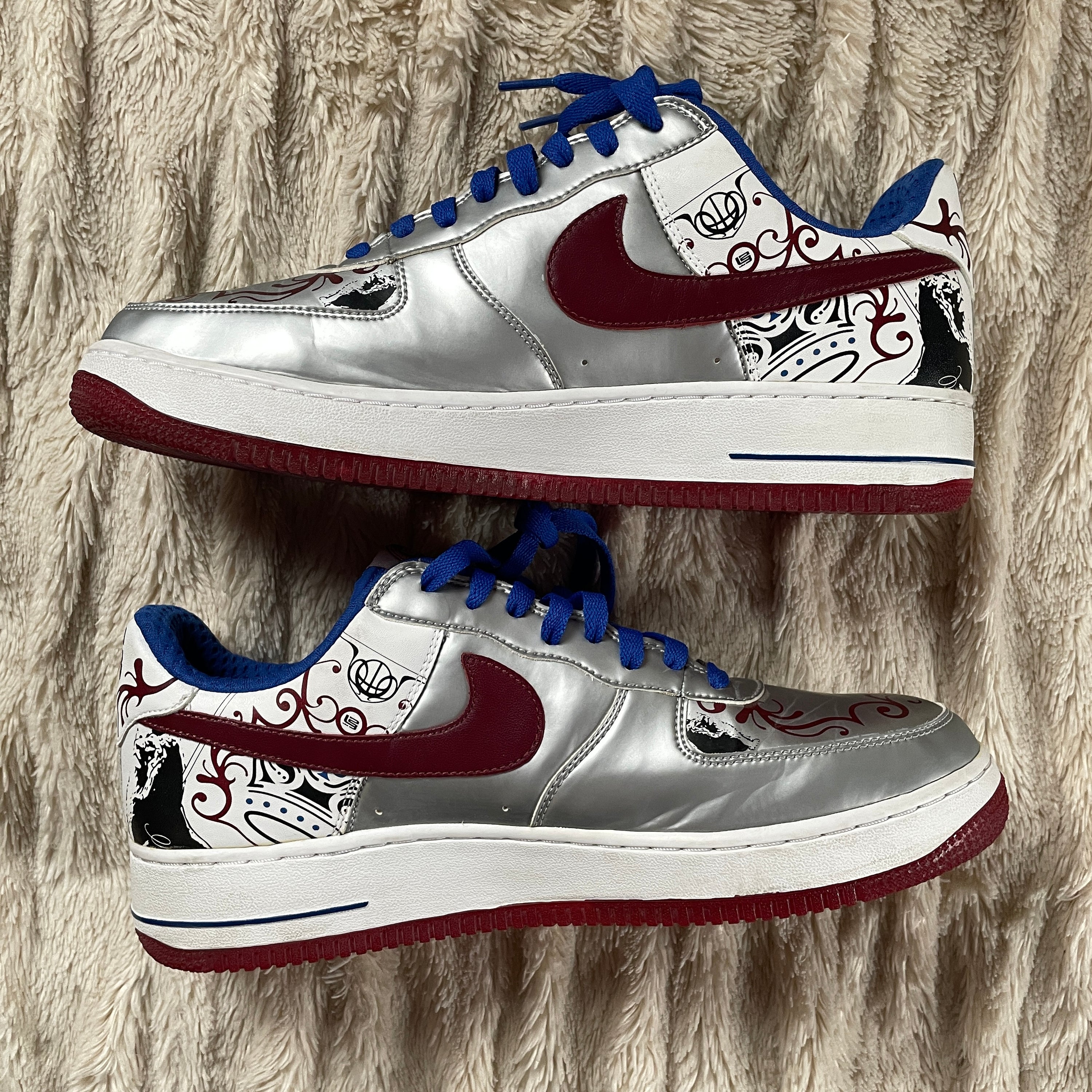 US 12  - NIKE AIR FORCE 1 LOW PREMIUM "COLLECTION ROYALE LEBRON" [2006]