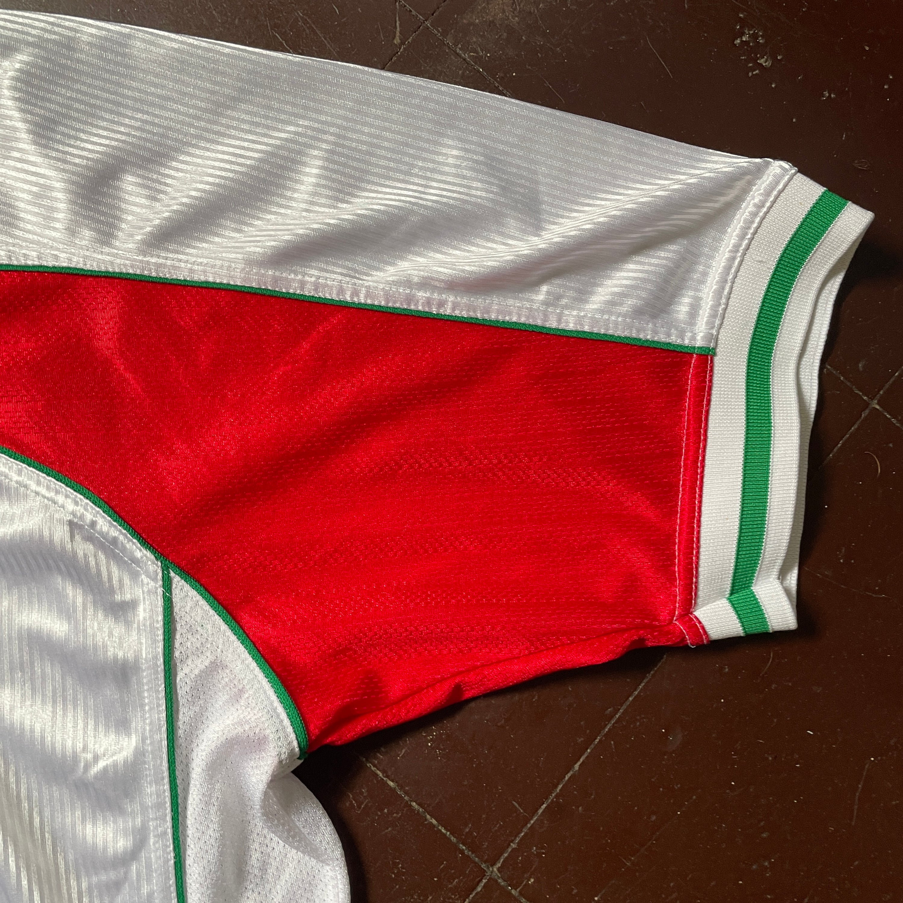 US M - ATLETICA MEXICO SOCCER JERSEY "WHITE RED" [2000]