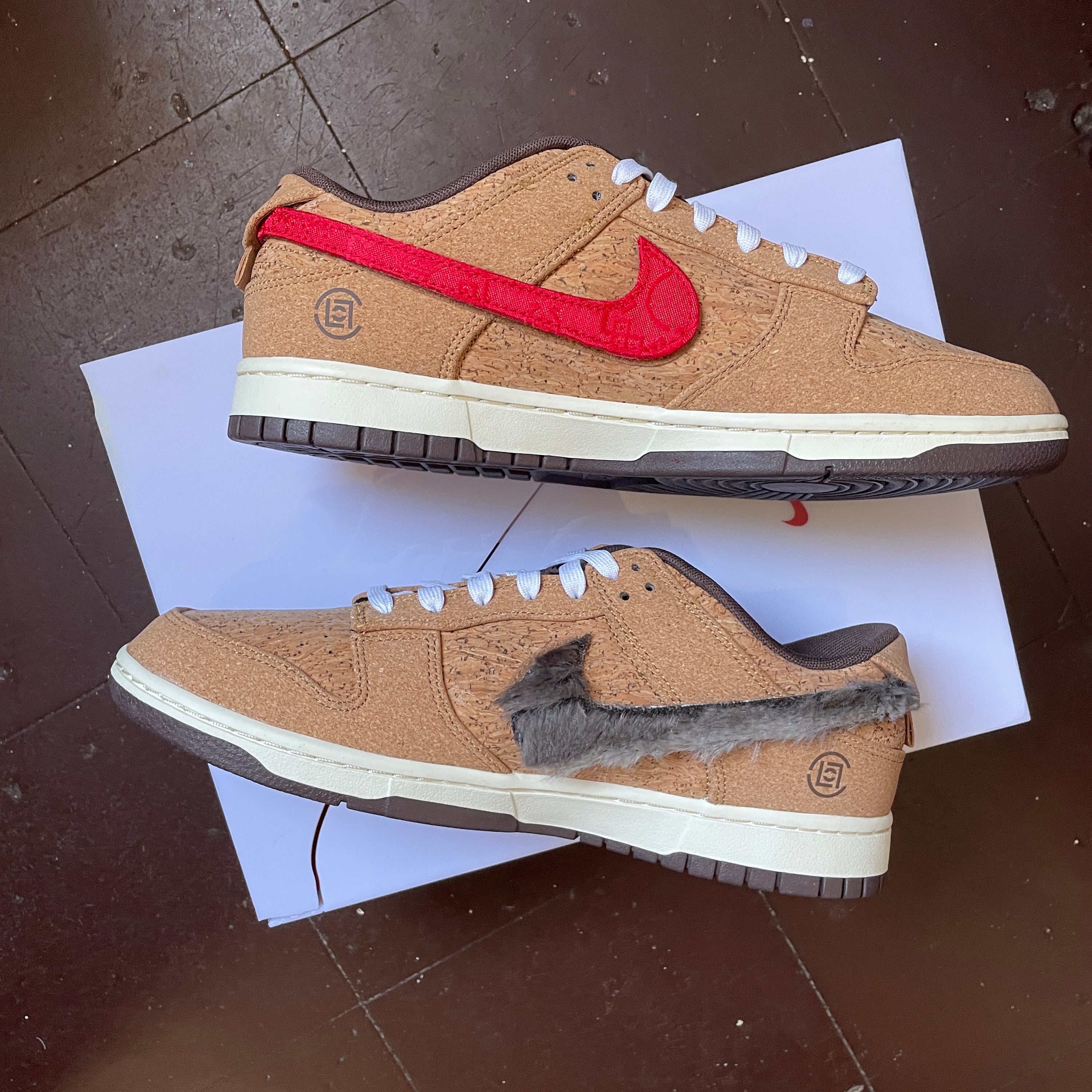 US 11 - FRIENDS & FAMILY NIKE DUNK LOW SP x CLOT "CORK" [2020]