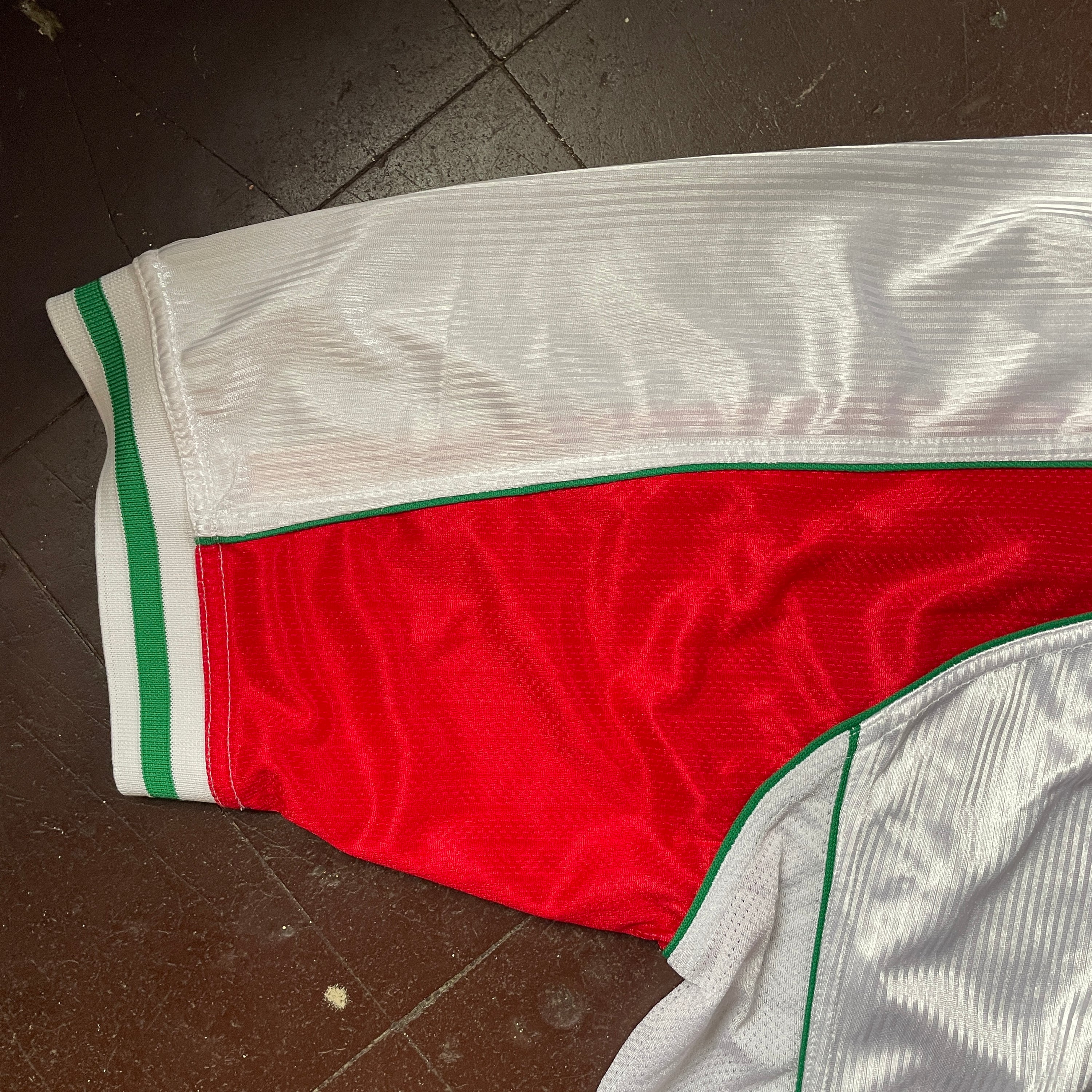 US M - ATLETICA MEXICO SOCCER JERSEY "WHITE RED" [2000]