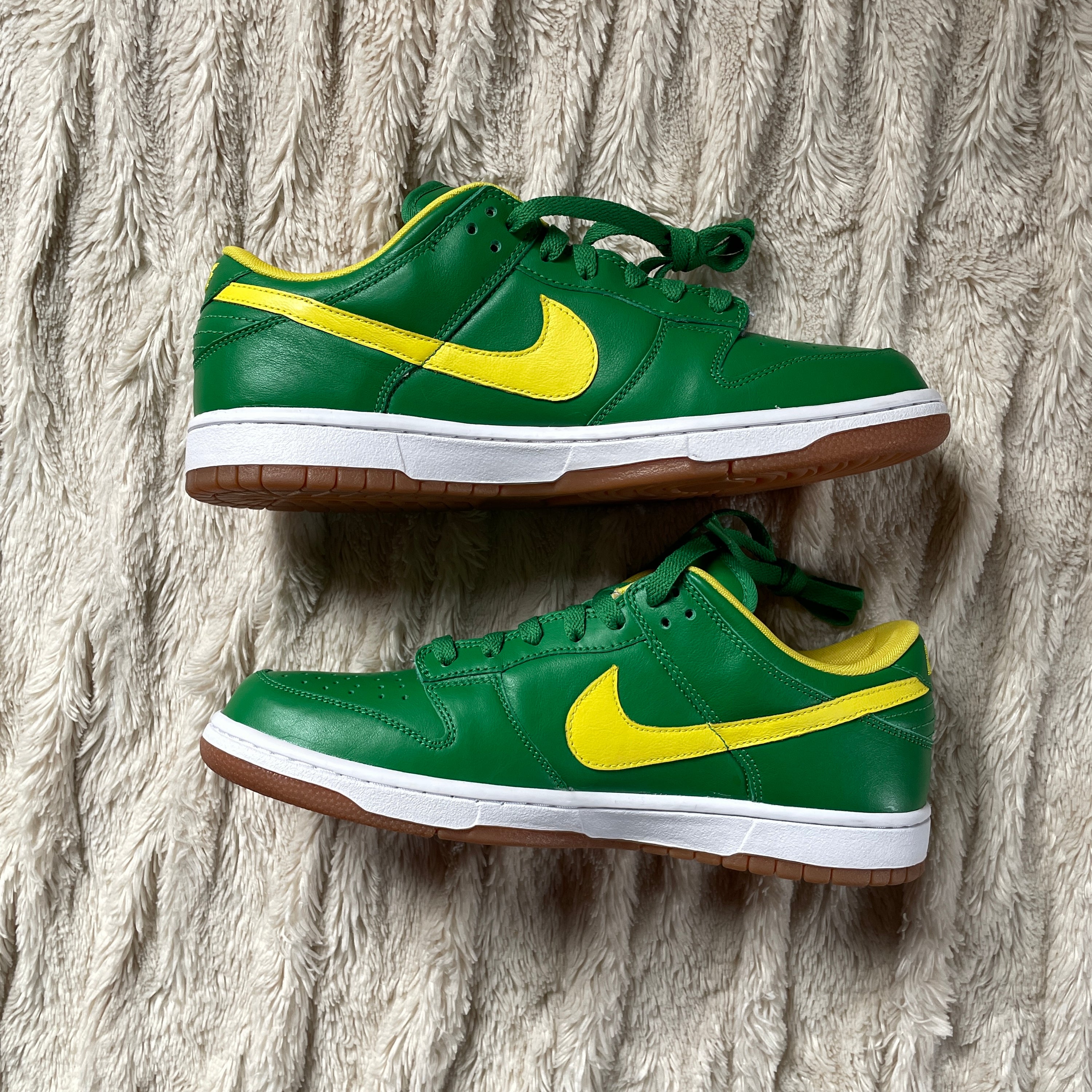 US 9.5 - NIKE DUNK LOW ID COLLEGE PACK "OREGON GREEN" [2017]