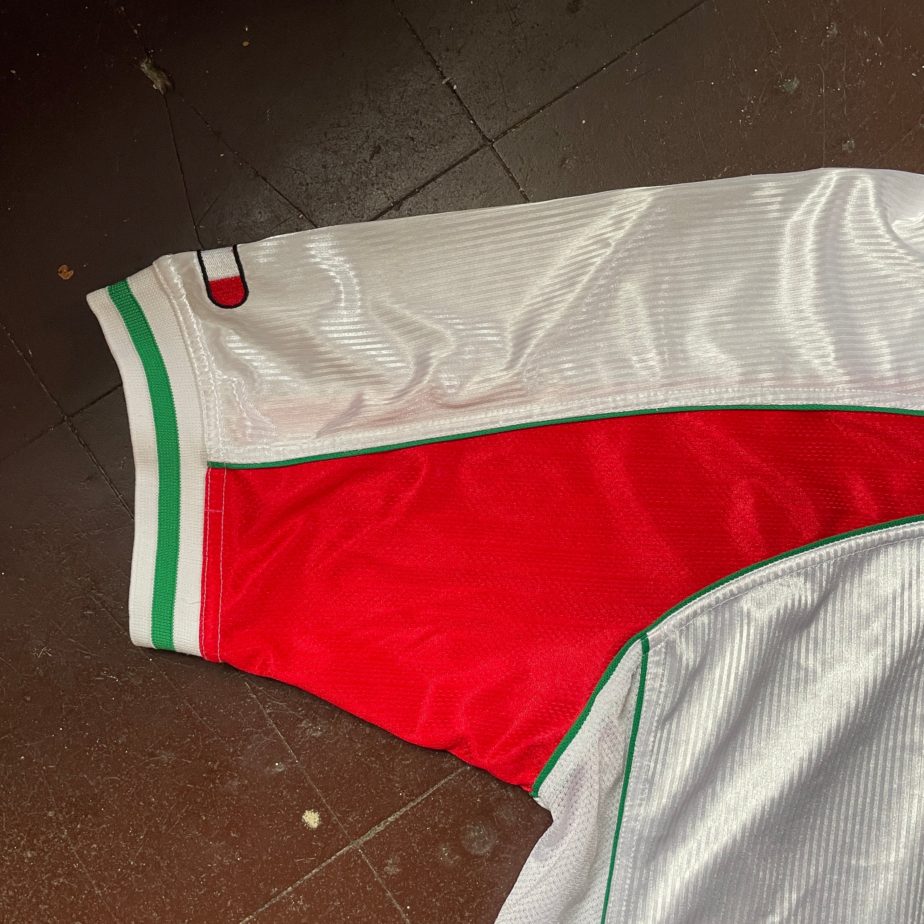 US M - ATLETICA MEXICO SOCCER JERSEY "WHITE RED" [2000]